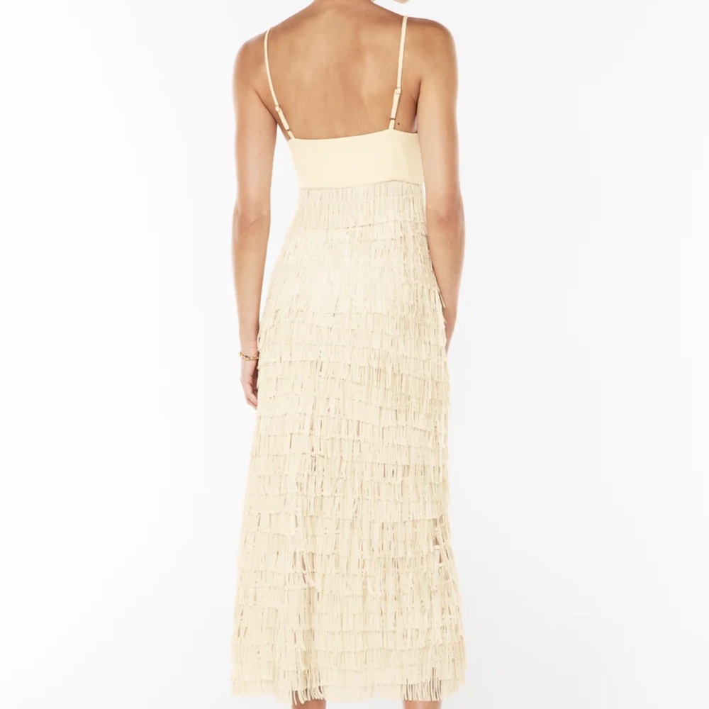 NWT Manning Cartell HIGH TOUCH FRINGE SLIP DRESS - Picture 2 of 5